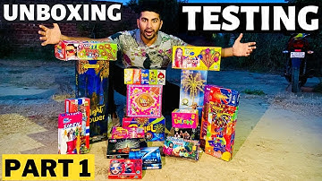 My New Unique Crackers Stash UNBOXING & TESTING | Crackers Testing 2022 | Thakur Saurav Vlog |Part1