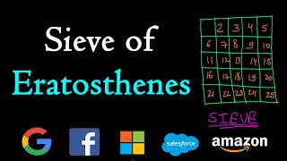 Sieve of eratosthenes