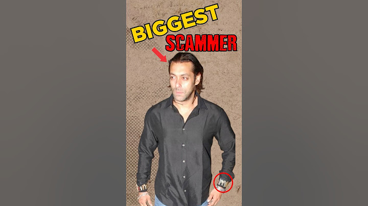 Salman Khan: Biggest SCAM? #salmankhan #style #bollywood