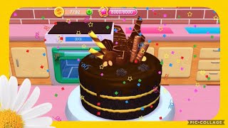 CHOCOLATE GOLD CAKE !!|My Bakery Empire game /bake a cake & cookies/fun game for kids girls / VIP screenshot 4