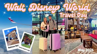 ✈️WALT DISNEY WORLD TRAVEL DAY✈️ -  Animal Kingdom Lodge, Radisson Red, Virgin Atlantic - May 2026 ✨