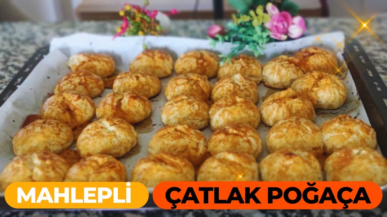 Mahlepli Çatlak Poğaça Tarifi ???? #poğaça #tatlı #tatlıtarifleri #yemektarifleri #hamurişi
