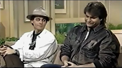 Johnny Depp and Peter DeLuise on NBC News Today (1...