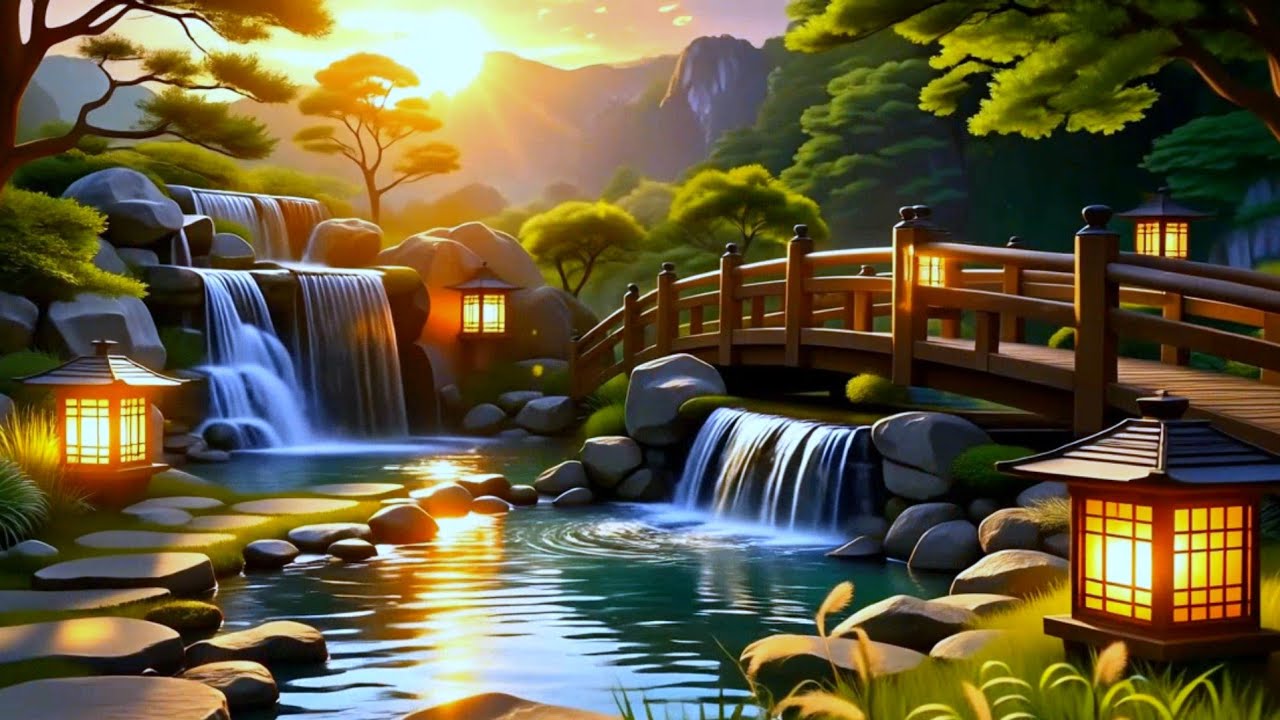 Relaxing Spa Music - Beautiful Peaceful, Calm Music, Meditation, Nature Sounds, Bamboo Water Sounds