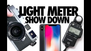 Leica MP vs iPhone vs Minolta IVF Light Meter Show Down