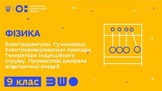 9 клас. Фізика. Електродвигуни. Гучномовці. Електровимірювальні прилади