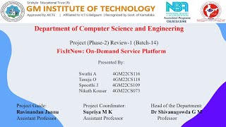 B-14 Fixitnow - On Demand Service Platform
