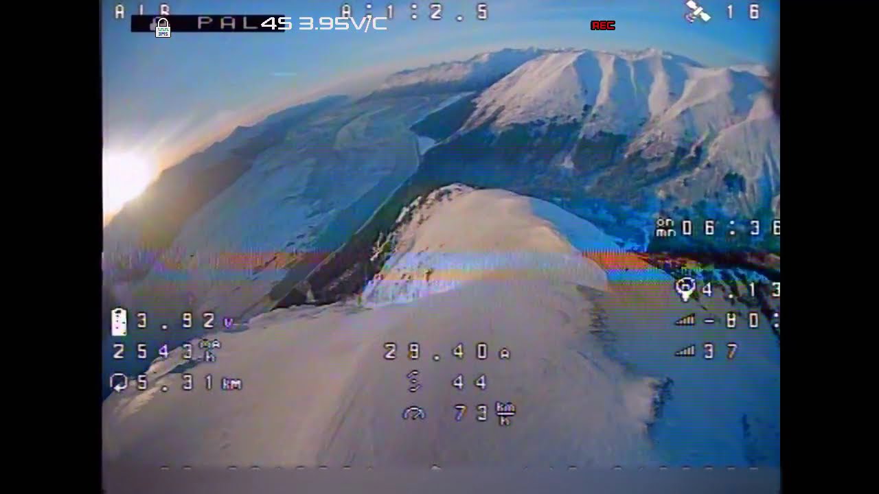 Anolog FPV Mountain Flight - Rush Max Solo