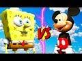 SPONGE BOB VS MICKEY MOUSE GREAT BATTLE 