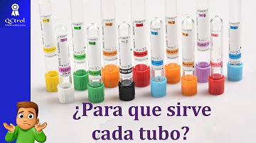 ¿Qué significa un tubo de sangre morado?