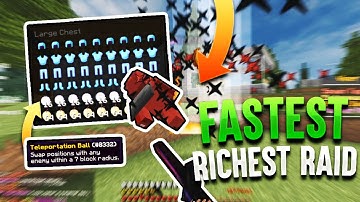 MAKING RICHEST FACTION RAIDABLE IN UNDER 10 SECONDS... | Minecraft HCF