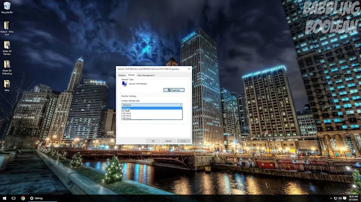 How to Change Monitor Refresh Rate (hz) in Windows