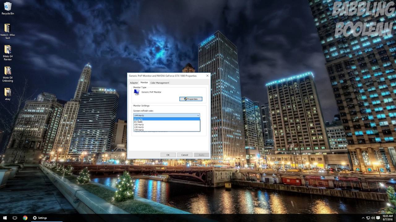 How To Change Monitor Refresh Rate (Hz) In Windows