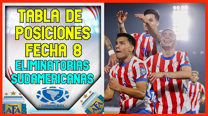 🔥ASI QUEDO LA TABLA DE POSICIONES ELIMINATORIAS SUDAMERICANAS FECHA 8 | ELIMINATORIAS MUNDIAL 2026
