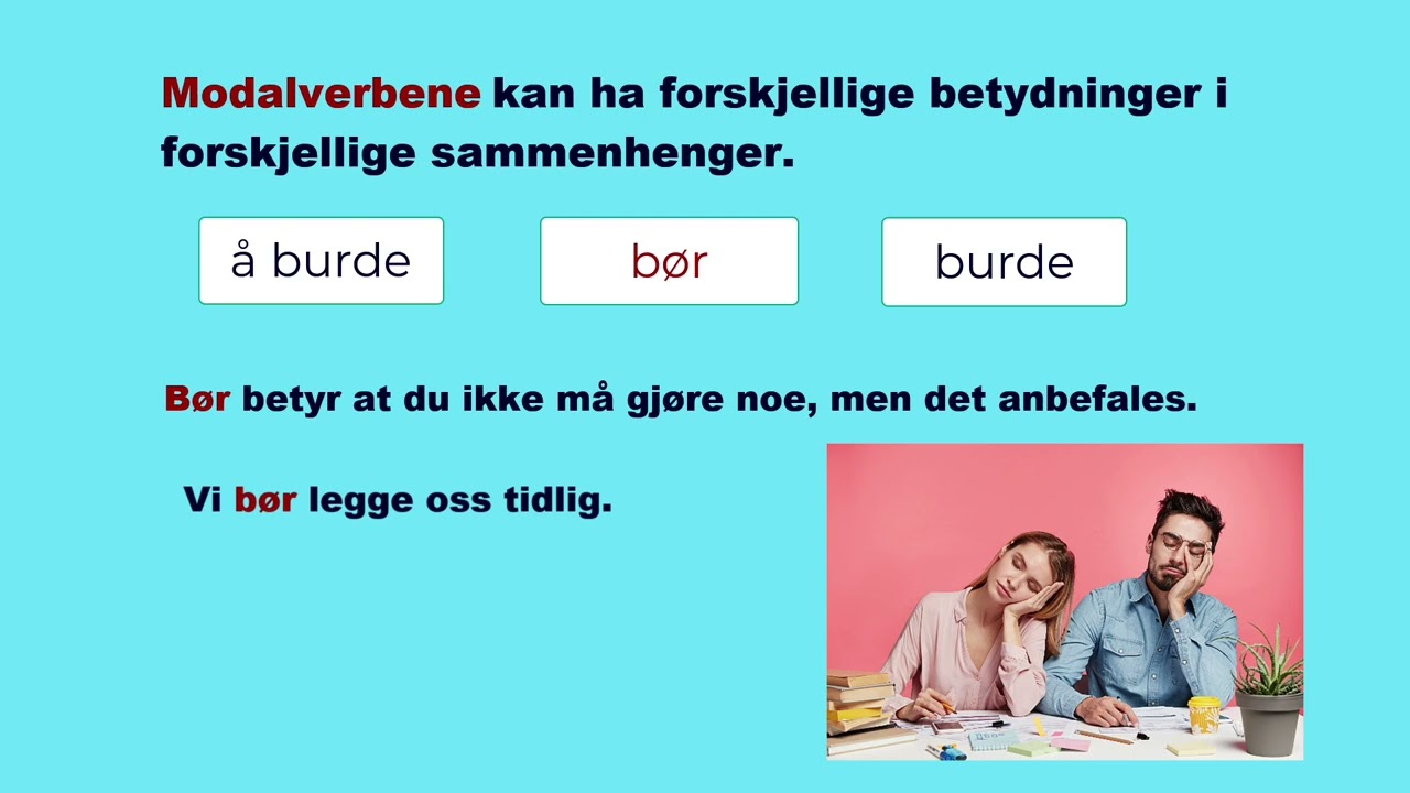 Modalverb tigrinja/bokmål
