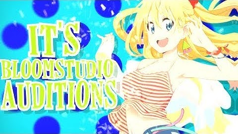 BloomStudio • Fall Auditions [CLOSED]