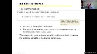 Big Java Chapter 3 Section 2 - The this Reference