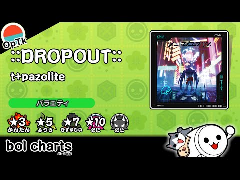 太鼓さん次郎 Dropout 全難易度 創作譜面 Youtube
