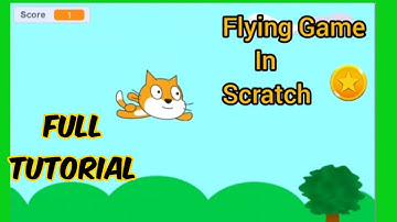 How to make a Flying Game in scratch | cat flying Game full tutorial