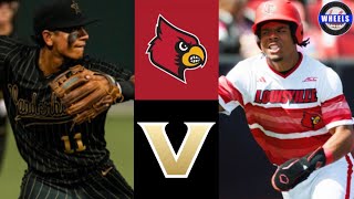 Louisville vs Vanderbilt Highlights | 2024 College Baseball Highlights