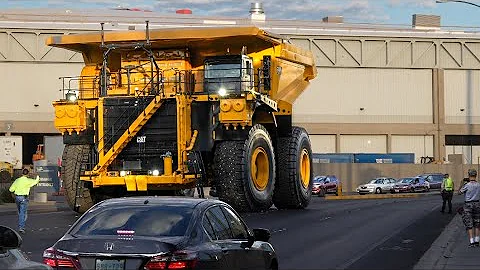 Massive Mining Machines on a Public highway