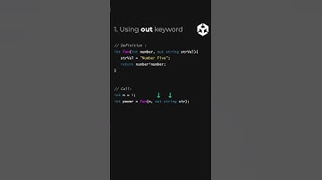 How to return multiple values from a function in C#    #shorts