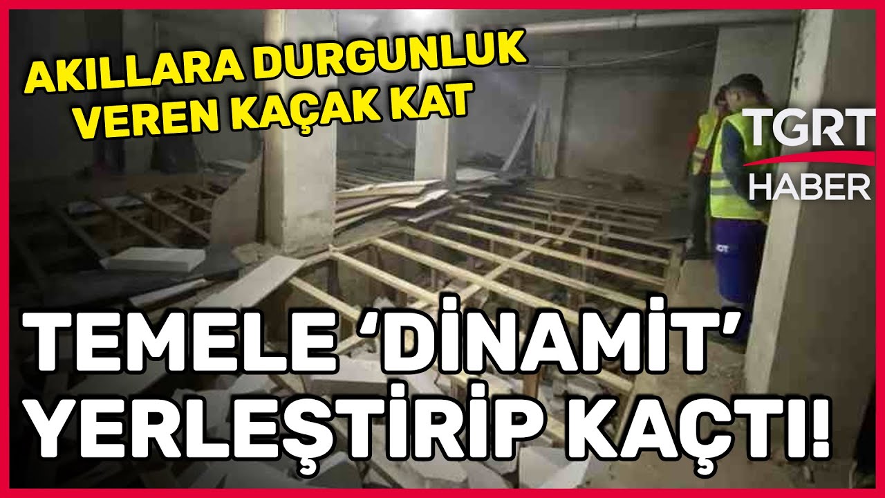 ⁣Deprem De Ders Olmadı! Şoke Eden Görüntüler İstanbul’dan: Zemine Kaçak Kat Yaptı, Yakayı Ele Verdi