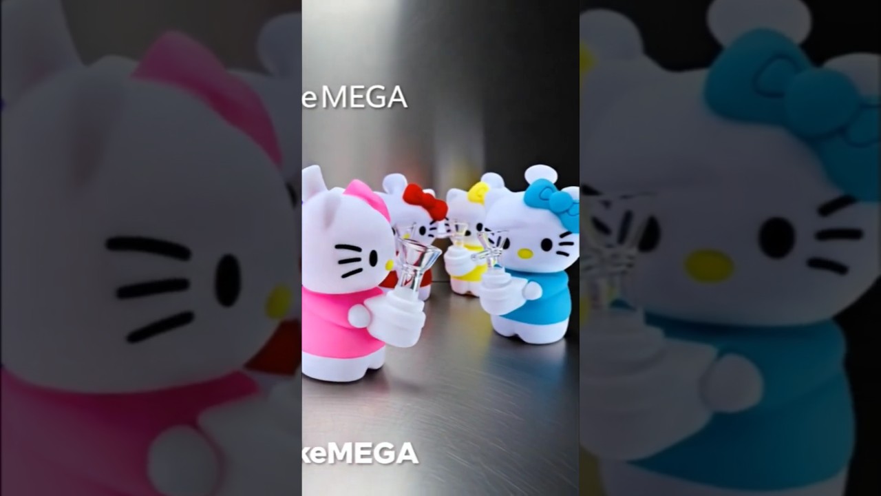 The New Cutest Hello Kitty Silicone Bong | Cute but Tough