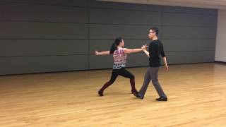 Silver American Foxtrot routine   Peter and Angelia