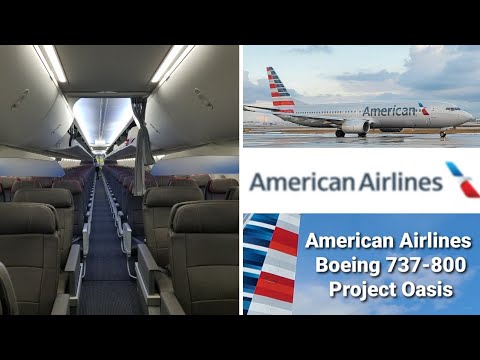 American Airlines Cabin Tour Oasis Boeing 737-800 - YouTube