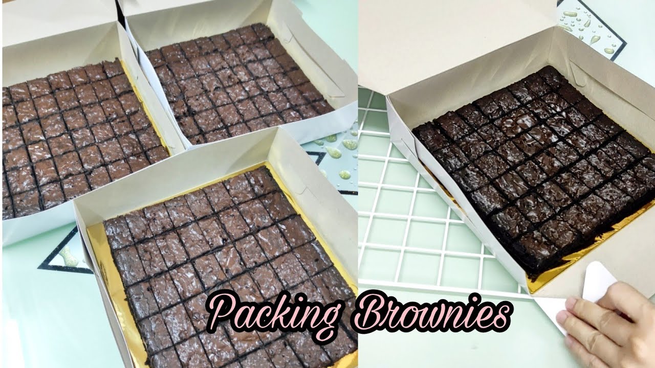 Packing Brownies YouTube