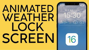 How to Set Animated Weather Lock Screen on iOS 16 | Animated Weather Wallpaper 2022