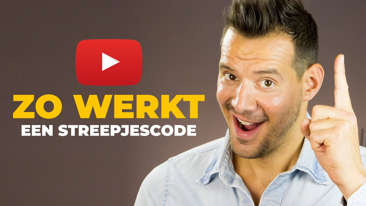New HOE werkt een STREEPJESCODE en barcode scanner? 🤷☝🏼