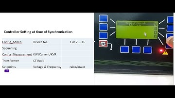 Woodward Easygen 2300 basic Setting and programming video