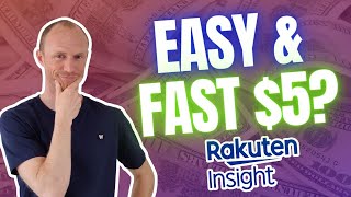 Rakuten Insight Surveys Review – Easy & Fast $5? (For Some) screenshot 1