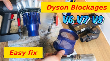 Dyson V6 V7 V8 easy fix pulsing blockage problems