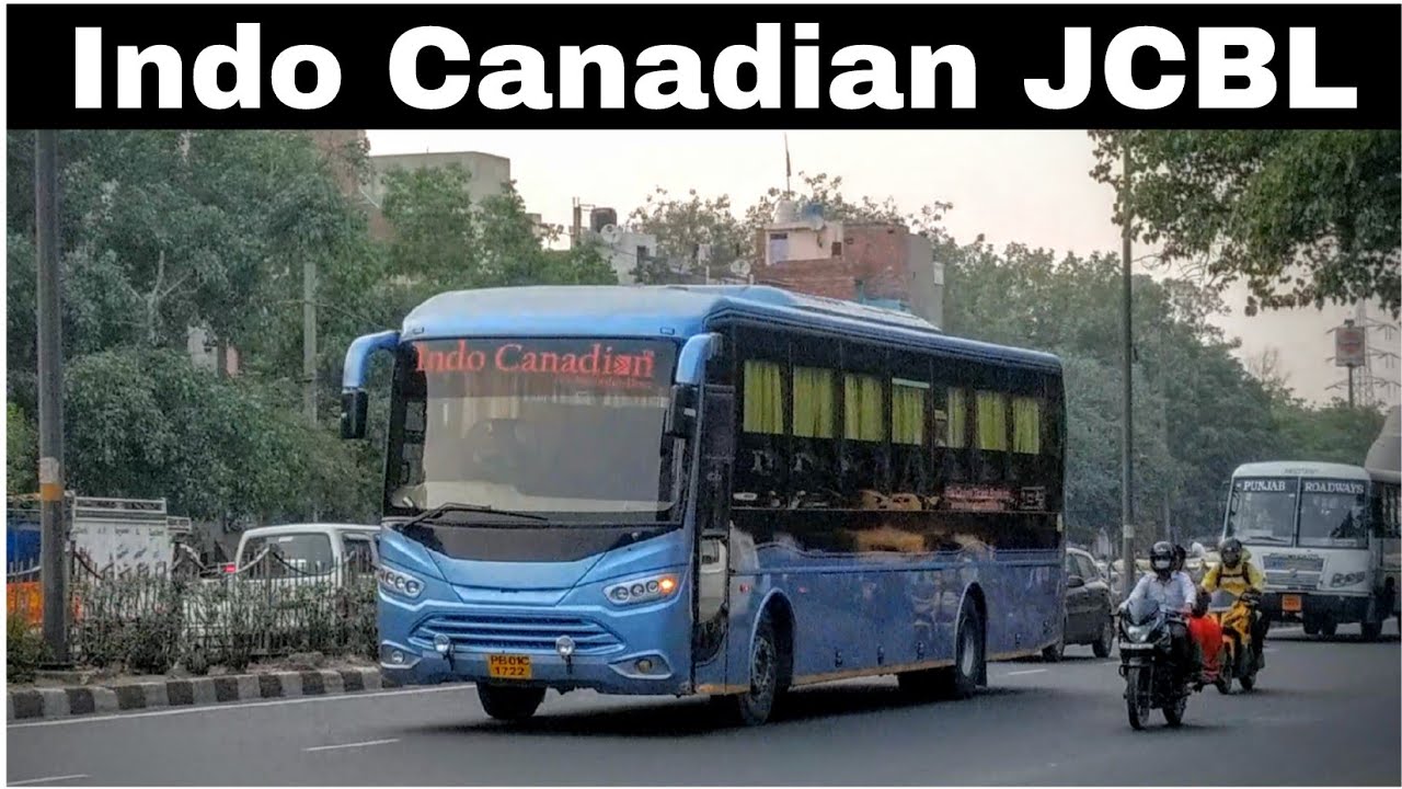 Indo Canadian Premium Semi Sleeper Bus Jcbl Bharat Benz