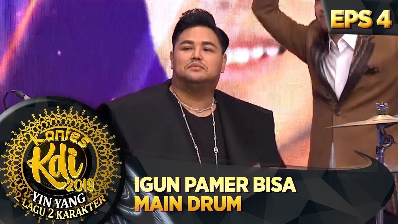 IGUN CEMBURU SAMA HIKAM, LANGSUNG PAMER MAIN ALAT MUSIK - KONTES KDI EPS 4 (12/8)