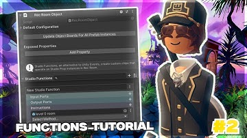 Rec Room Studio Functions Tutorial!
