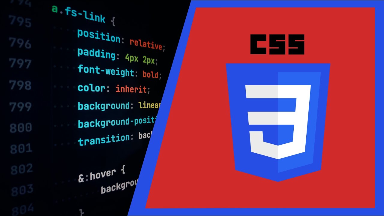 CSS From Scratch Tutorial - From 0 to 1 - YouTube