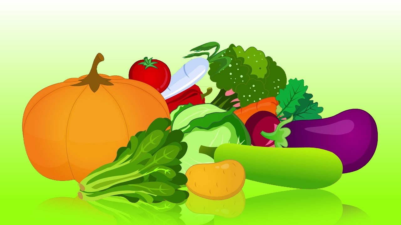 Gambar Vegetables Clipart Sayur  Pencil Color 1 Gambar 