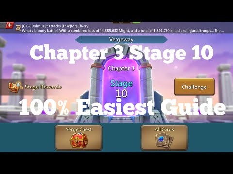 Lords mobile Vergeway Chapter 3 stage 10 easiest guide