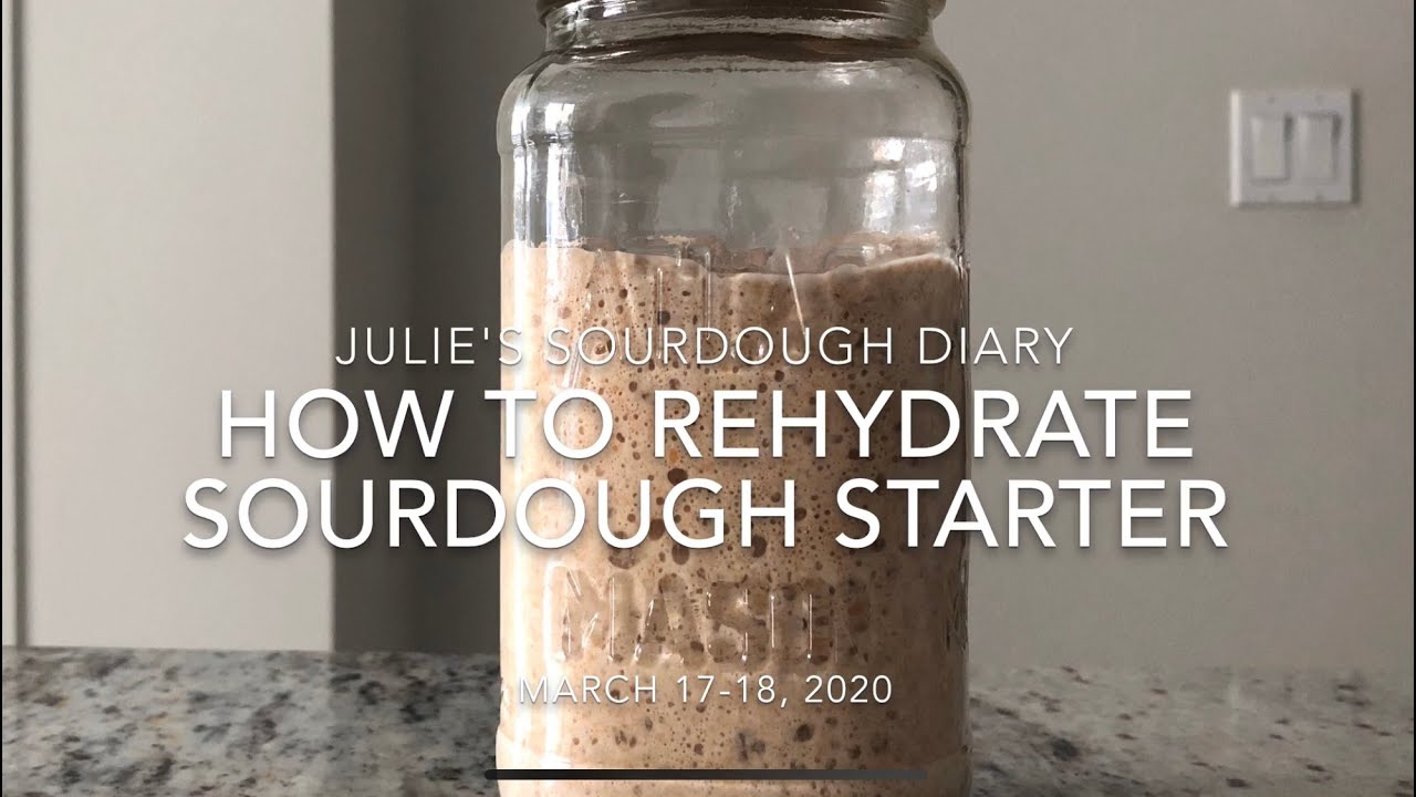 How To Rehydrate Dried Sourdough Starter / 사워도우 스타터 활성화하기 / Reviving