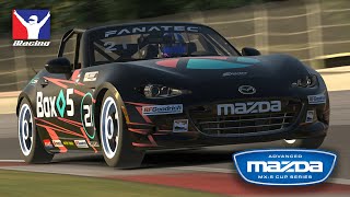 (iRacing) Advanced Mazda MX-5 Cup Series @ Mid-Ohio (P3/P1)
