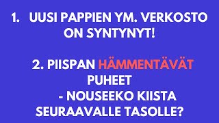 1. Uusi kirkollinen verkosto syntyi! 2. Piispa nostamassa kiistaa seuraavalle tasolle?