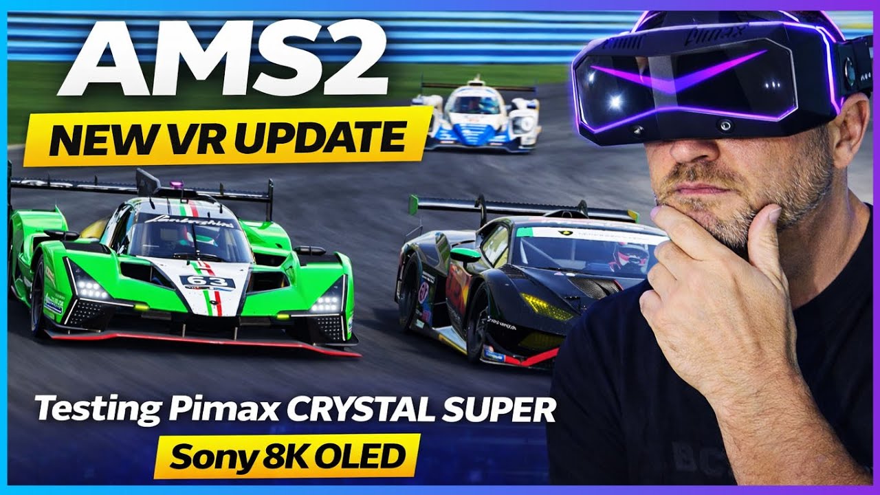 Automobilista 2 1.6.9.2 im VR-Test – TAA, KI & Physik auf dem Prüfstand | Pimax Crystal Super OLED