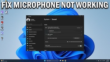 How To Fix Laptop Internal Microphone Not Working on Windows 11 & 10 - Easy Fix