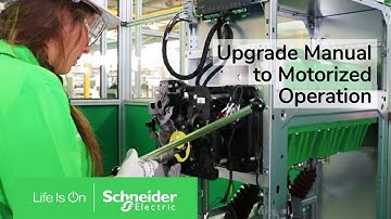 How to Upgrade from Manual to Motorized Operation in SF6-free MV | Schneider Electric Support