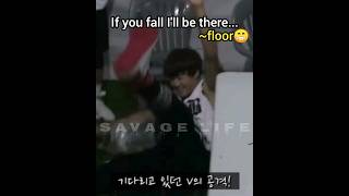 if you fall I'll be there 😂 #savagelife #bts #jimin