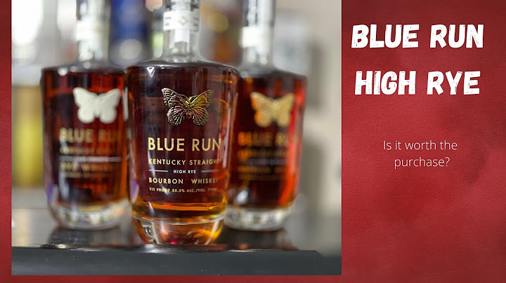 Blue run high rye bourbon for sale